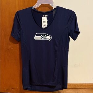 NFL Seattle Seahawks V-Neck Short Sleeve Tee